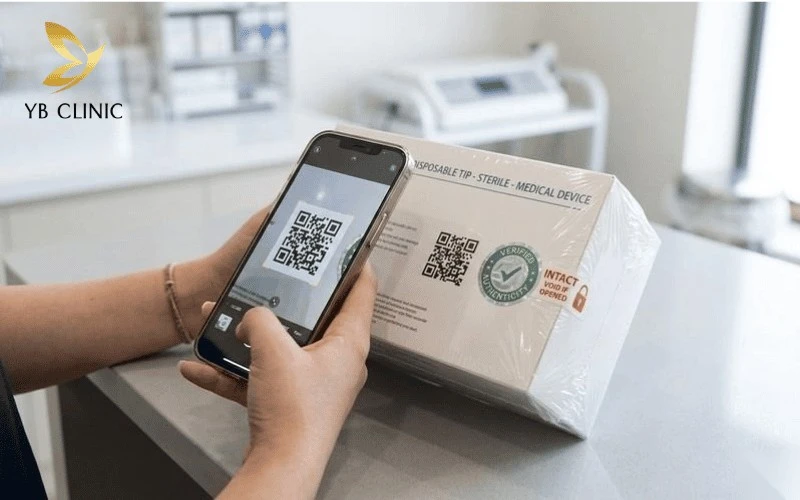 Trẻ Hóa Da Thermage Là Gì? Hiệu Quả Và Những Rủi Ro Cần Lưu Ý 13 Quét mã QR và kiểm tra tem niêm phong trên hộp đầu tip để tránh rủi ro bỏng da.