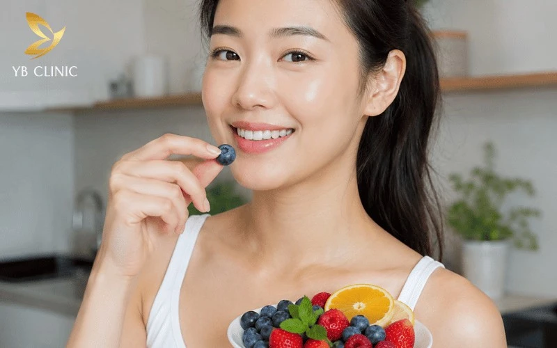 4 Phương Pháp Trẻ Hóa Da Tuổi 30 Tại Nhà 13 Các loại quả mọng và trà xanh giàu chất chống oxy hóa giúp trung hòa gốc tự do từ bên trong.