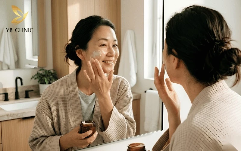 Quy trình chăm sóc trẻ hóa da tuổi 50 tại nhà 1