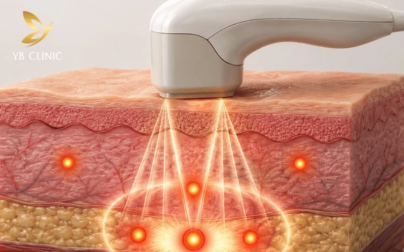 Trẻ Hóa Da Ultherapy Là Gì? Công Dụng Của Công Nghệ Trẻ Hóa Da Ultherapy 8 Công nghệ MFU-V độc quyền tác động sâu đến lớp SMAS giúp nâng cơ tầng sâu hiệu quả.