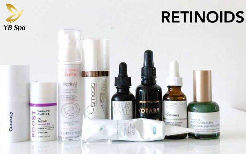 điều trị tăng sắc tố sau mụn bằng Retinoids (Retinol, Tretinoin, Adapalene)