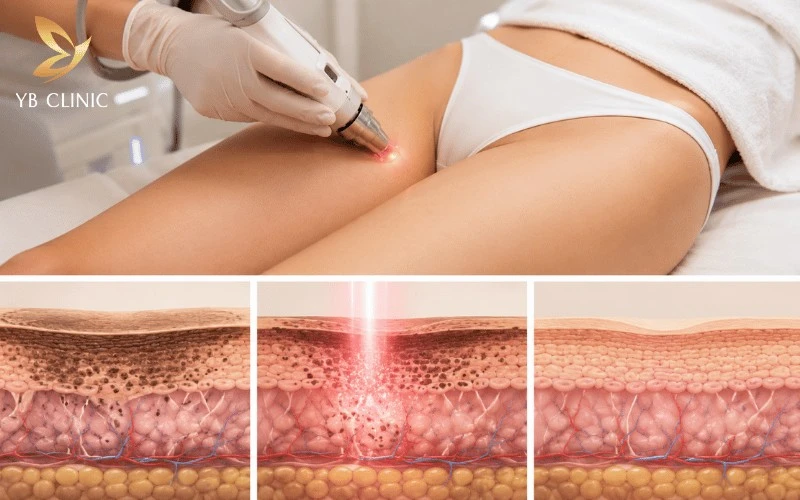 Trị Thâm Bẹn Công Nghệ Cao Có Hiệu Quả Không? Công Nghệ Và Chi Phí 10 Trị thâm bẹn công nghệ cao kích thích tăng sinh collagen, giúp vùng da sáng mịn và săn chắc hơn.