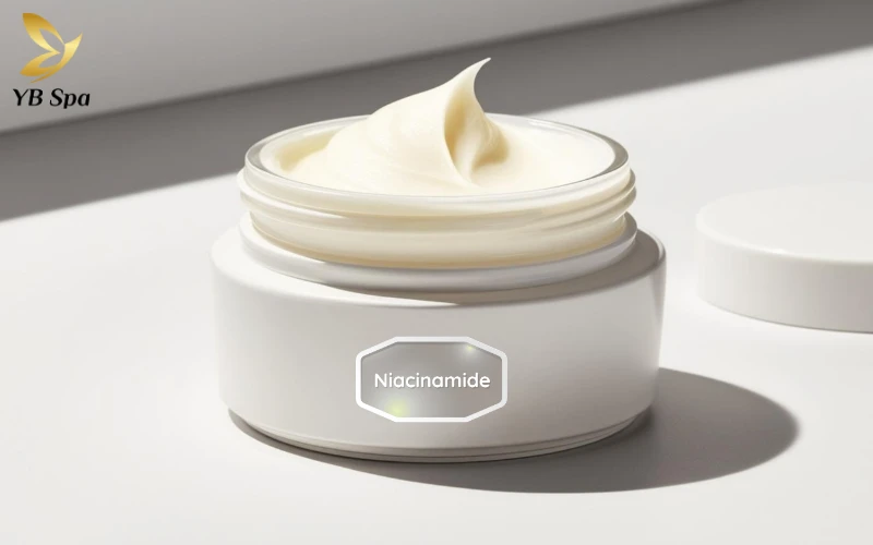 5 cách trị thâm mụn cấp tốc sau 1 đêm giúp da sáng đều màu 32 Kem chứa Niacinamide (Vitamin B3)