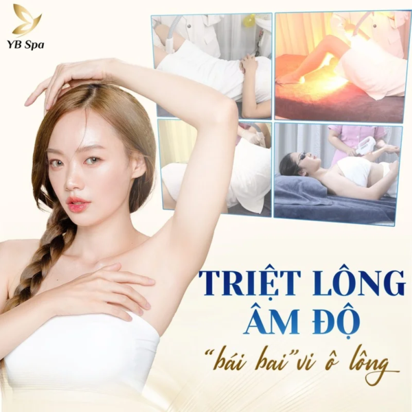 Bật Mí Phương Pháp Triệt Lông An Toàn Cho Làn Da Mịn Màng 21 Dịch vụ triệt lông uy an toàn, uy tín tại YB Spa (Nguồn: YB Spa)