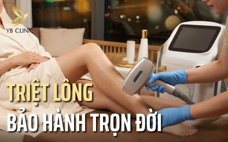 Triệt lông bảo hành trọn đời có thật không?