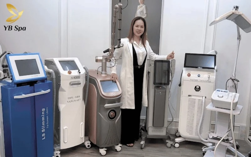 Tập trung vào hiệu quả thực tế, ViVi Beauty Center sử dụng công nghệ hiện đại giúp ức chế mầm nhú nang lông triệt để