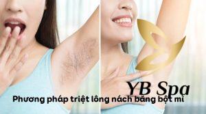 Hướng dẫn triệt lông nách bằng bột mì chi tiết hiệu quả