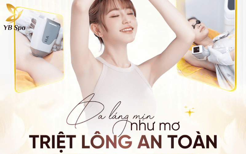 Triệt Lông Nách Có Được Dùng Lăn Khử Mùi Không? 14 Với công nghệ Nano Diamond Light, YB Spa giúp rút ngắn tối đa thời gian hồi phục và tối ưu hiệu quả làm đẹp cho vùng da dưới cánh tay