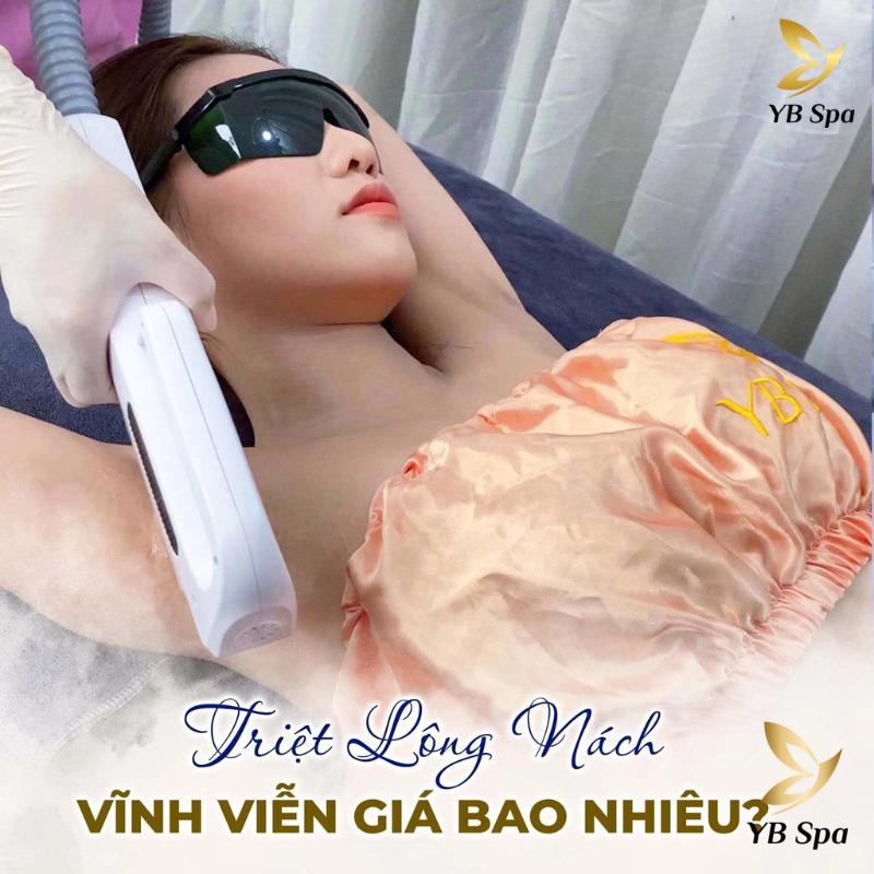 Triệt lông nách với thảo dược: Bí quyết cho làn da mịn màng, trắng sáng 27 Triệt lông nách tại YB Spa (Nguồn: YB Spa)