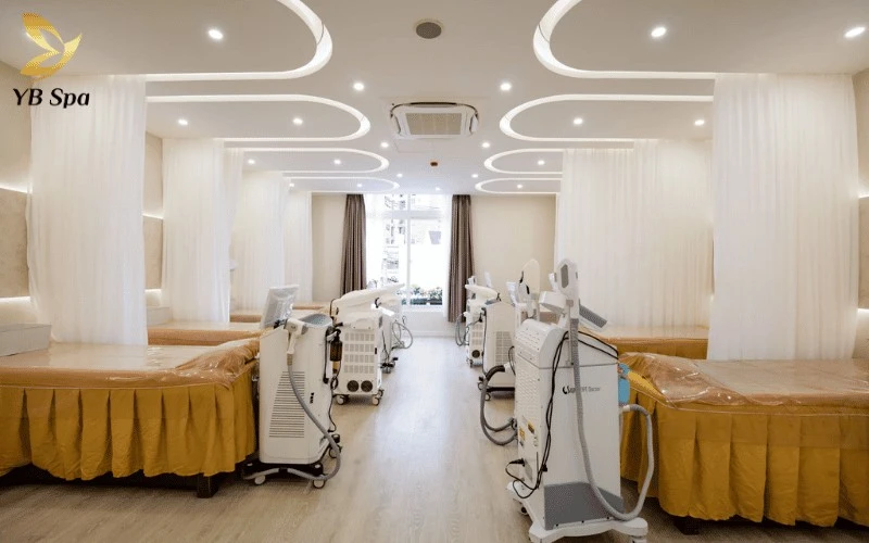 YB Spa ứng dụng công nghệ Nano Diamond Light cải tiến, kết hợp hoàn hảo giữa IPL và Laser để tối ưu hiệu quả triệt lông tận gốc