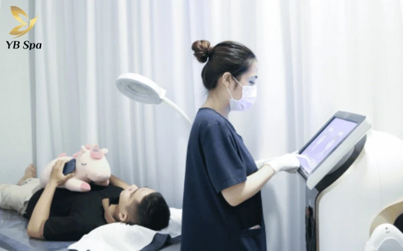 AnTay Spa ứng dụng công nghệ Diode Laser - tiêu chuẩn vàng giúp triệt lông tận gốc mà vẫn đảm bảo an toàn tuyệt đối cho các vùng da xung quanh.