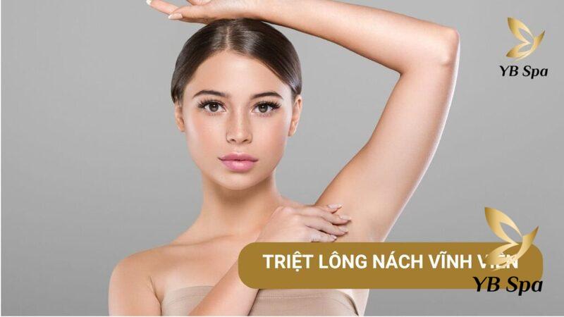 Top 10 Spa Triệt Lông Vĩnh Viễn Bình Dương Hiệu Quả, Uy Tín 19 Triệt lông nách vĩnh viễn tại YB spa (Nguồn: YB Spa)