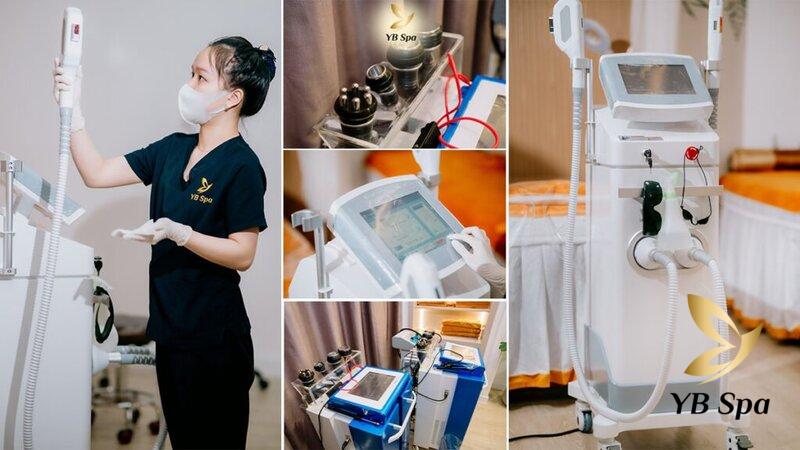 Top 10 Spa Triệt Lông Vĩnh Viễn Bình Dương Hiệu Quả, Uy Tín 20 Trang thiết bị hiện đại và tân tiến tại YB Spa (Nguồn: YB Spa)