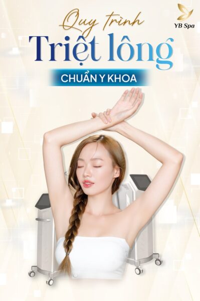 YB Spa địa chỉ triệt lông vĩnh viễn Tân Phú uy tín, chất lượng (Nguồn: YB Spa)