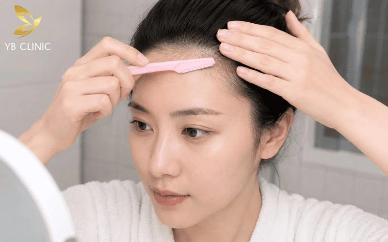 Top 5 Cách Triệt Tóc Trán Tại Nhà An Toàn 7 Cạo tóc trán bằng dao chuyên dụng là phương pháp đơn giản, nhanh chóng nhưng chỉ xử lý phần thân tóc trên bề mặt da.