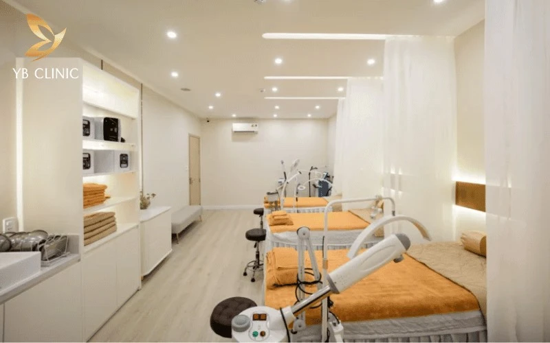 Không gian triệt lông riêng tư, sang trọng và chuẩn y khoa tại YB Spa.