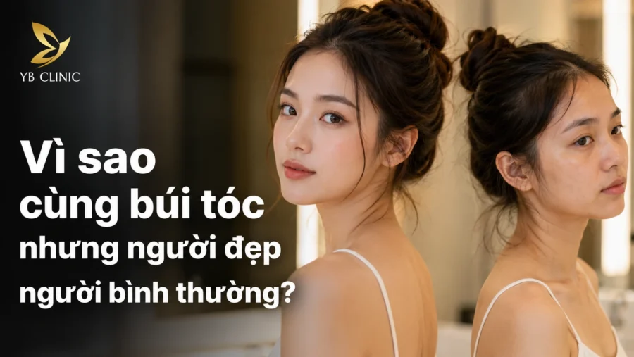 Vì sao cùng búi tóc nhưng người đẹp người bình thường?