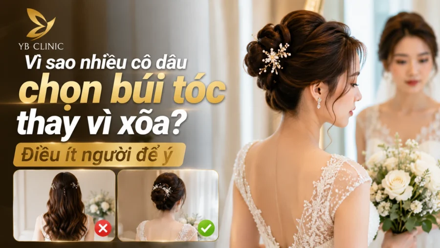 Vì sao nhiều cô dâu chọn búi tóc thay vì xõa? Điều ít người để ý