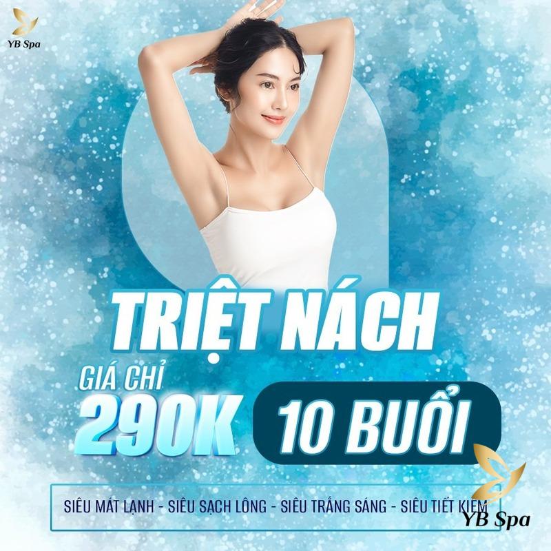 Công nghệ triệt lông nách tận gốc không đau, không xâm lấn hiệu quả lâu dài tại YB Spa (Nguồn: YB Spa)