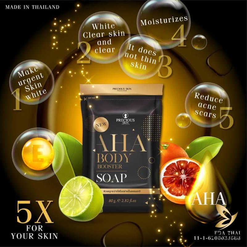 Xà phòng tắm trắng là gì? Top 11 loại tốt nhất hiện nay 39 Xà phòng AHA Body Booster Soap
