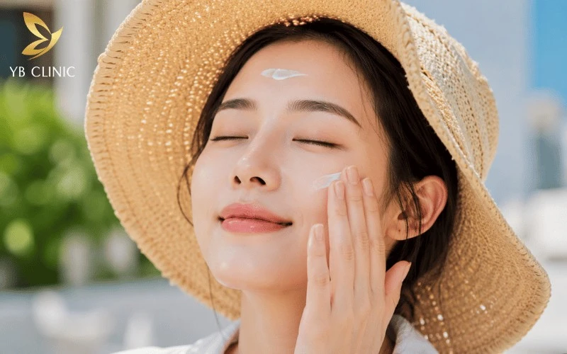 5 Yếu Tố Quyết Định Vẻ Đẹp Hài Hòa Của Khuôn Mặt 10 Bảo vệ da trán khỏi tia UV mỗi ngày giúp duy trì làn da đều màu, mịn màng và ngăn ngừa lão hóa sớm.