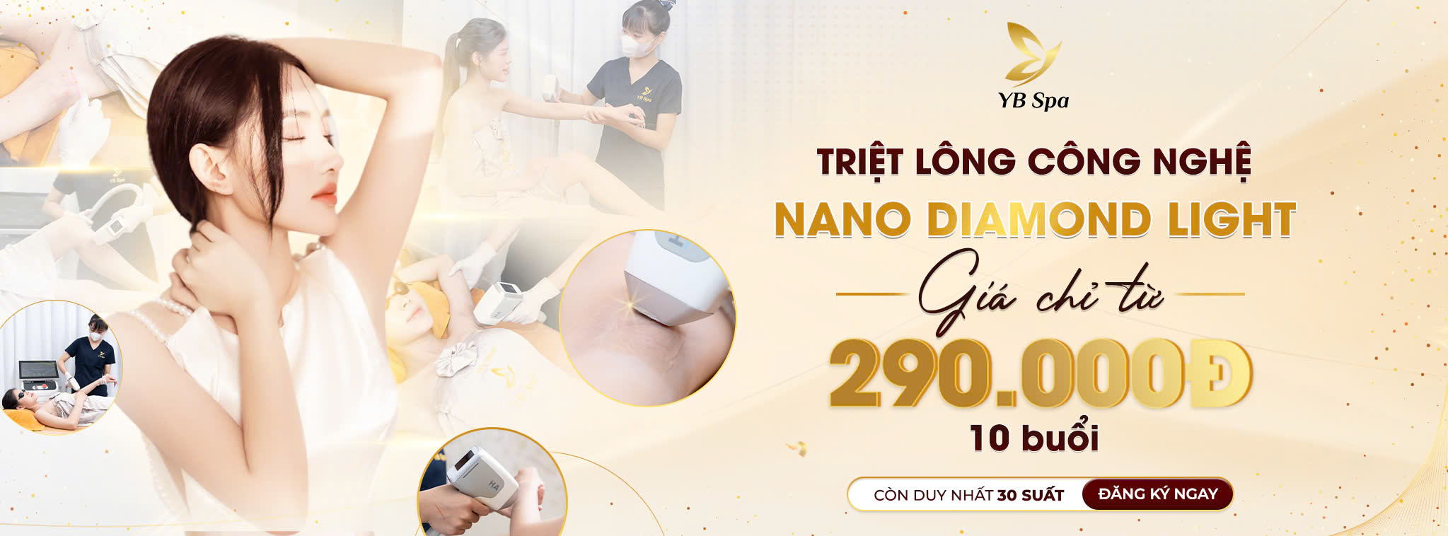 Triệt lông Banner